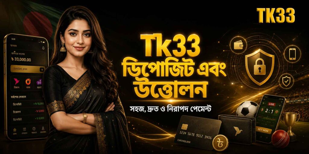 Tk33 ডিপোজিট এবং উত্তোলন
